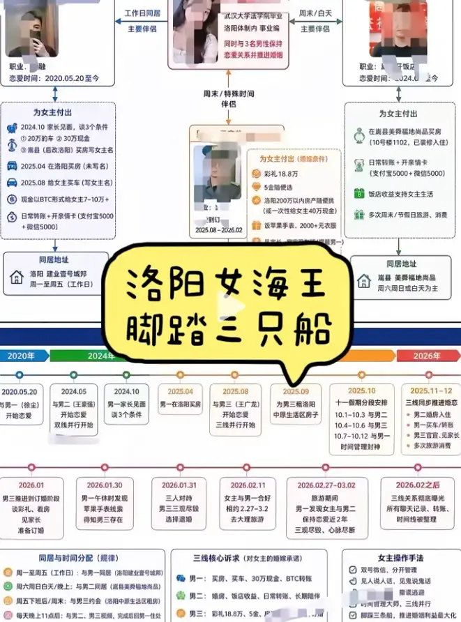 《洛阳女海王刘亚阁》35页PPT事件全网传播